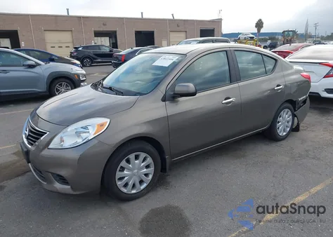 2012 Nissan Versa 1.6 Sv z USA, uszkodzony, nr VIN 3N1CN7AP2CL904395